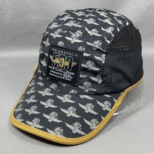 Indianapolis 500 Strapback Visor Cap Hat 5 Panel Cycling Athletic Running Mens